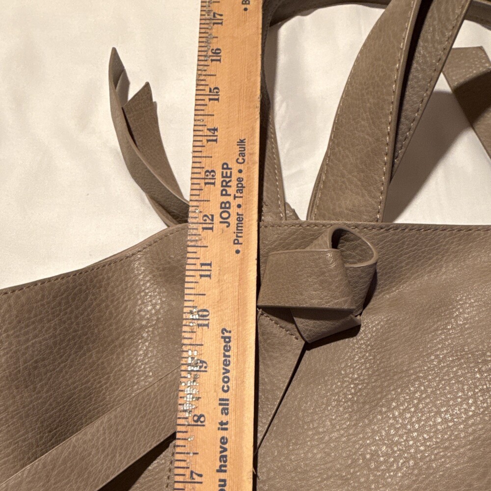 Anthropologie Ciel Winged Tote Bag in Taupe